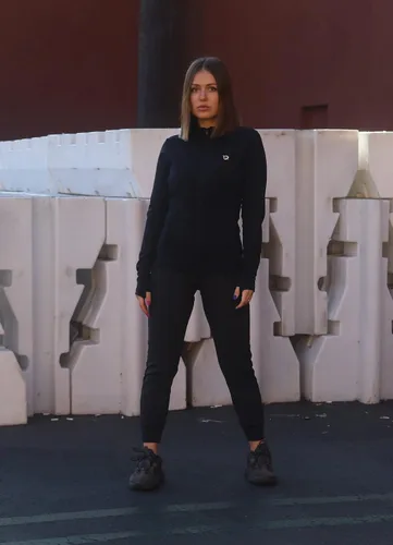 Vista 4 de BALEAF Chaquetas cortas de entrenamiento con cremallera para mujer, suaves, atléticas, para correr, gimnasio, yoga, con agujeros para el pulgar