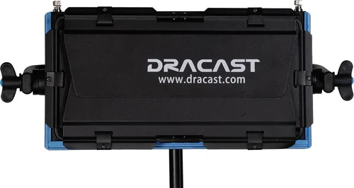 Vista 9 de Dracast Pro Series LED500 Kit de 3 luces LED de luz diurna con placas de batería de montaje en V y soportes de luz