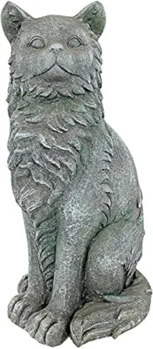 Vista 4 de Design Toscano Estatua de gato juguetón en la espalda