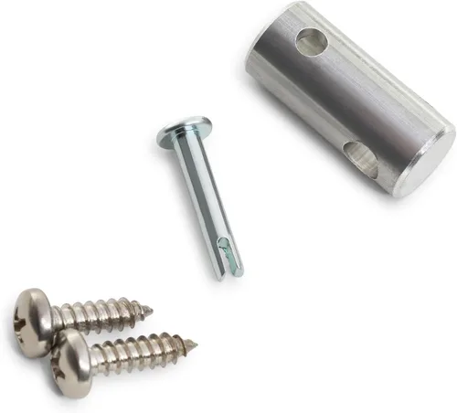 Vista 5 de Trash & Laundry Chute 10" Inch Extended Hydraulic Silver Closer for Bottom Hinged Intake Doors