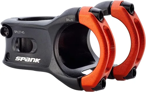 Vista 22 de Spank Dividir 35 vástagos, los tamaños incluyen 1.378 in, 1.575 in, 1.772 in y 1.969 in, vástago de alto rendimiento optimizado para manillares