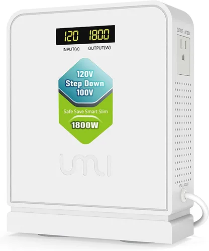 Vista 10 de Convertidor de voltaje de 120 V a 100 V Convertidor de voltaje toroidal reductor de 500 vatios para electrodomésticos japoneses utilizados en EE. UU