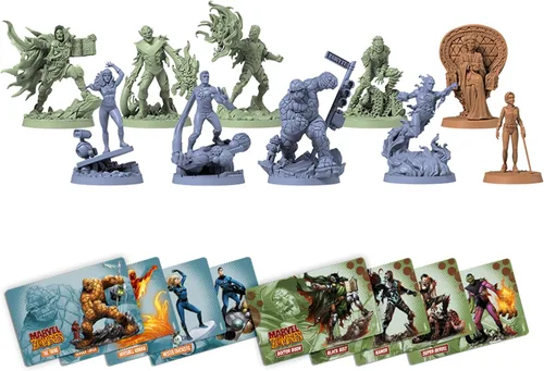 Vista 4 de Marvel Zombies: A Zombicide Game - Fantastic 4: Under Siege - ¡Defiende o corrompe a la primera familia de Marvel en el Apocalipsis! Juego