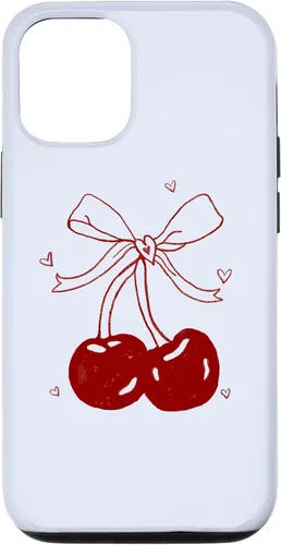 Vista 28 de Cherri Ties Baby Blue Cherry Bow Case for iPhone 17