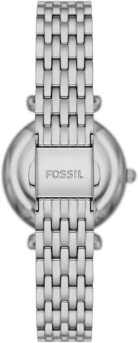 Vista 3 de Fossil Carlie - Reloj pequeño de mujer con correa de acero inoxidable o cuero
