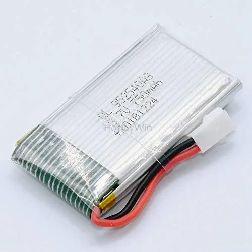 Vista 4 de HR SH5 Actualización LiPO batería 3.7 V 750 mAh para mini tamaño FPV Drone RC Quadcopter