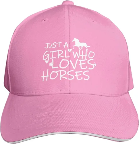 Vista 10 de Just Girl Who Loves Horse - Gorra de béisbol para mujer, ajustable, de moda, de algodón