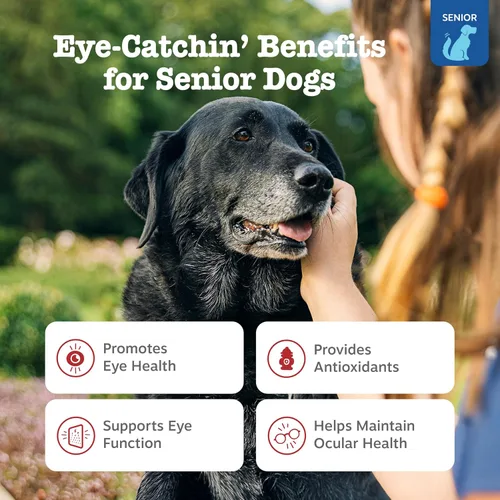 Vista 2 de Zesty Paws Suplemento ocular para perros - Apoyo de la visión con antioxidantes y ácidos grasos Omega 3 - 90 masticables