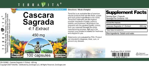 Vista 3 de Seta 4: 1 – 450 mg (100 °Cápsulas, Zin: 520862), 3