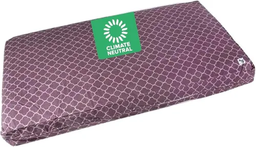 Vista 10 de Molly Mutt Funda para colchón de cuna verde claro, 100% algodón, 27"x52"x5" No tóxico, funda de algodón para cama de perro o gato, con cremallera