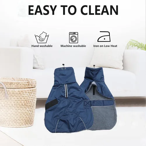 Vista 7 de Abrigos de perro salchicha impermeables, perfectos para perros salchichas, salchichas, abrigo de invierno para perro Weiner con forro polar