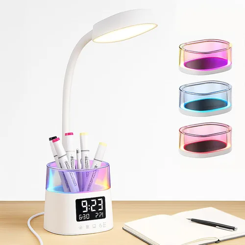 Vista 8 de Lámpara de escritorio LED con soporte para bolígrafo para niño