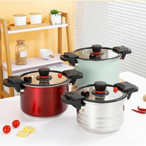 Vista 6 de Juego de olla a presión eficiente Recetas Cocina eléctrica Ahorro de energía Utensilios de cocina