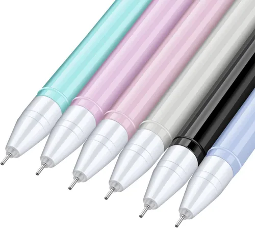 Vista 2 de Tbestmax 48 bolígrafos de gel de 0.015 in, bolígrafos de gel negros para suministros escolares de oficina