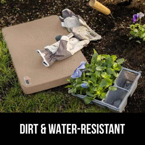 Vista 4 de GORILLA GRIP Almohadilla de Espuma Suave para Arrodillarse Extra Gruesa, Patente Pendiente, Cojín de Rodillas Grandes para Jardinería, Baño