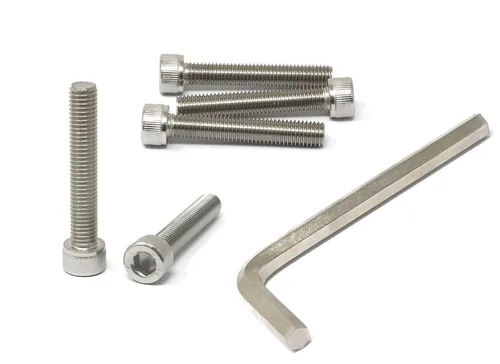 Vista 155 de iexcell Kit de tornillos de cabeza hexagonal de acero inoxidable 304, 100 unidades M2 x 0.157 in, paso de rosca de 0.016 in