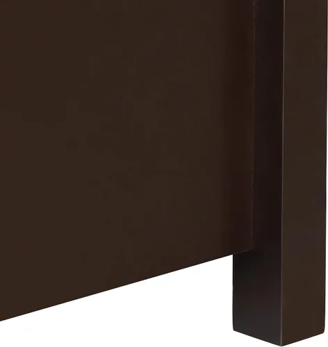 Vista 9 de LEMY Mesa auxiliar de madera con cajón y estante de almacenamiento, muebles de sala de estar, mesa auxiliar delgada para sofá, perfecta