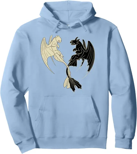 Vista 5 de Cómo entrenar a tu dragón 3 Hidden World Lightfury Toothless Sudadera con capucha