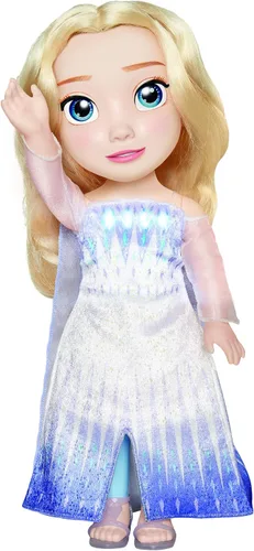 Vista 10 de Disney Frozen 2 Feature Elsa Doll - Mira cómo los labios de Elsa se mueven mientras ella canta