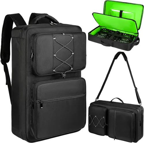 Vista 9 de Funda para controlador de DJ compatible con Pioneer DDJ-FLX4/DDJ-REV1 Negro&azul