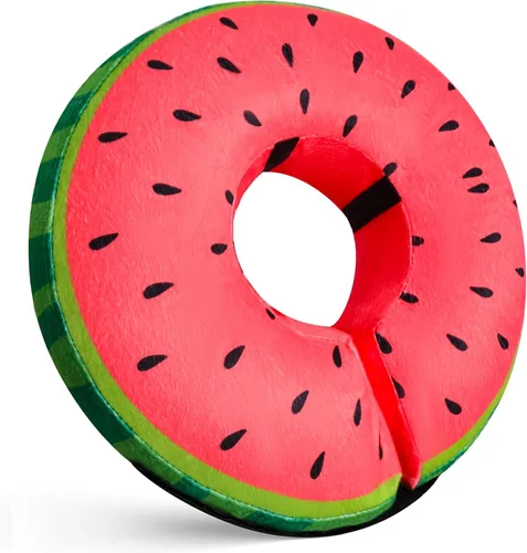 Vista 6 de Collar Inflable para Perros, Cono Suave para Perros Después de Cirugía, Collares Donut E Ajustables Inflables para Perros y Gatos Pequeños, Medianos