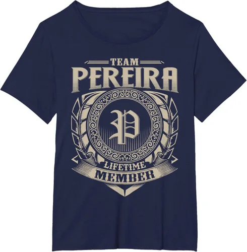 Vista 15 de Team PEREIRA Lifetime Member Apellido PEREIRA Family Vintage Camiseta, Negro