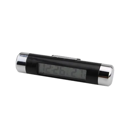 Vista 6 de Termómetro para tablero de instrumentos Termómetro digital para coche 2 1 Termómetro digital Reloj de coche Termómetro automático Termómetro