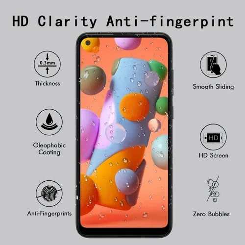 Vista 2 de [Paquete de 4] Protector de pantalla para Samsung Galaxy A60, resistente a los arañazos, fácil de instalar, sin burbujas, cobertura de pantalla