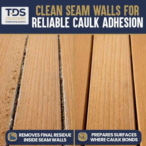 Vista 2 de Teakdecking Systems (TDS) Kit de lijadora de costura - Lijadora de cubierta