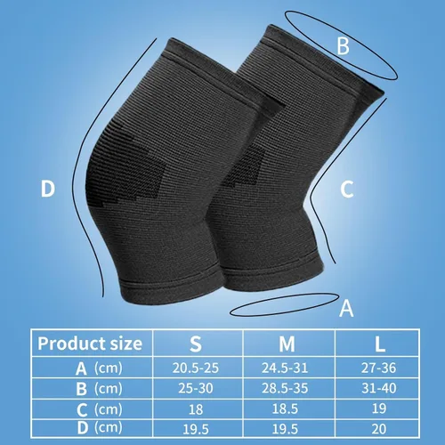 Vista 2 de Yxmeiguo 2 pares de rodilleras para niños, rodilleras para niños, rodilleras de compresión para niños y niñas, rodilleras para baloncesto, voleibol