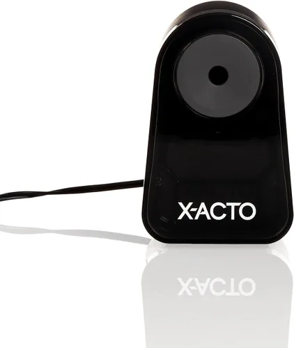 Vista 7 de X-ACTO Sacapuntas, Sacapuntas Eléctrico Mighty Mite, con Pencil Saver®, motor SafeStart®, color negro, 1 unidad, para el hogar, oficina, escuela
