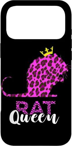 Vista 22 de Rat Queen Crown Leopard Mouse Rat Lover Rodent Rat Owner Case for iPhone 17