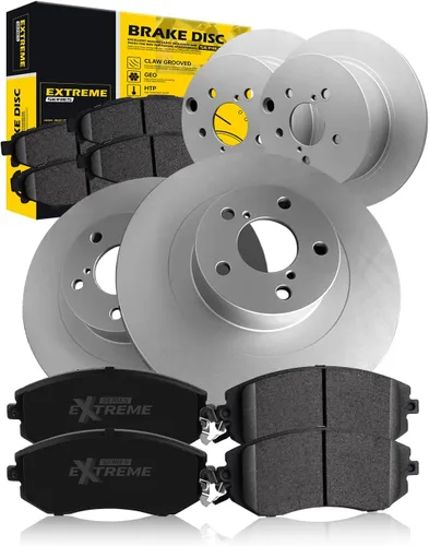 Vista 14 de TOVASTY Kit de freno trasero E-Coated para Honda Civic 2006-2015