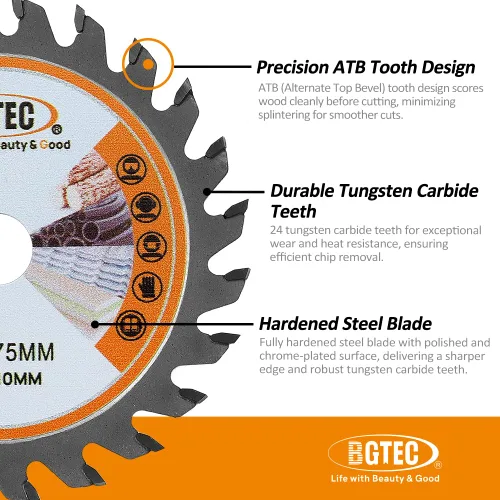 Vista 12 de BGTEC Hoja turbo de granito de diamante, disco de corte de 3 pulgadas/2.953 in para hormigón, hormigón reforzado, piedras artificiales duras