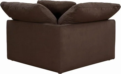 Vista 10 de Sunset Trading Contemporary Puff Collection - Sofá modular con relleno de plumón profundo, 5 piezas, a prueba de manchas, resistente al agua, marrón