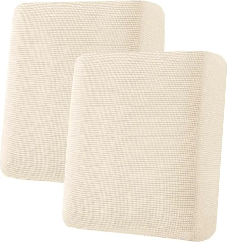 Vista 501 de H.VERSAILTEX Fundas de Cojín de Asiento Individuales Super Elásticas Fundas de Sofá Fundas de Cojín de Sofá Fundas Deslizables Juegos Tela de Sarga