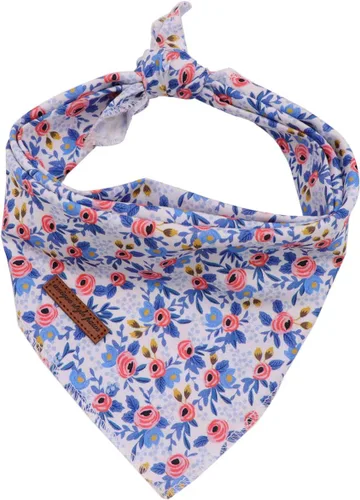 Vista 24 de Unique Style Paws Bandanas para perros, 1 unidad, lavables, de algodón, triangular, para otoño, con margaritas de abeja, para perros y gatos