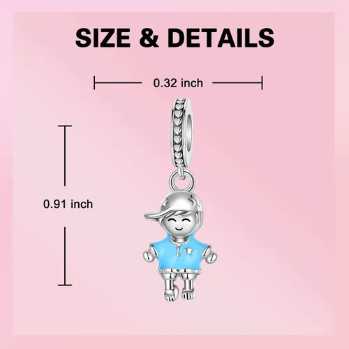 Vista 74 de Abalorios de plata de ley 925 con letras de la A ~ Z, para pulseras, collares, Día de San Valentín, Día de la Madre, joyería regalos para mujeres