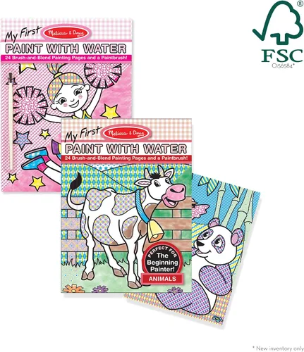 Vista 3 de Mi primeras pinturas de animales con agua, de Melissa & Doug, talla única , Animales (Animals)