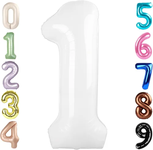 Vista 94 de Globos del números 0 de 40 pulgadas para formar los números 10, 20, 30, 40, 50, 60, 70, 80, 90, 100, para decoración de cumpleaños, bodas, eventos