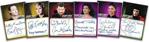 Vista 2 de Star Trek Caja de archivos e inscripciones de la próxima generación (Rittenhouse 2022)