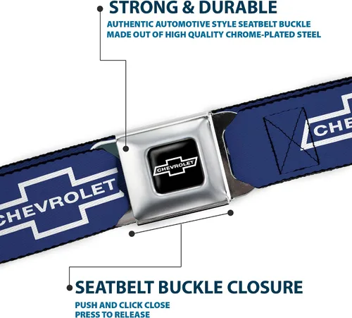 Vista 6 de Buckle-Down Cinturón de seguridad para hombre Chevy Wch043