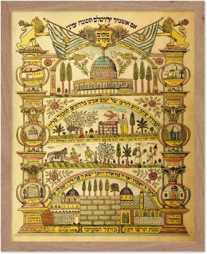 Vista 63 de Poster Master Póster astrológico clásico, impresión de ciencia vintage, regalo para artistas, amigos, el antiguo zodiaco de Egipto, rueda