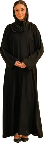 Vista 14 de Abaya elegante y moderna para mujer, ligera, fluida, suave y perfecta para cualquier ocasión