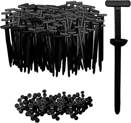 Vista 11 de Hebilla universal de nailon para ataduras de cables, hebilla de sujeción de cables, clip estilo brida, clips de bridas automotrices