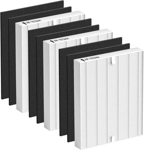 Vista 10 de Improvedhand AP-1512HH Filtro de repuesto para Coway Airmega Purificador AP-1512HH-FP AP-1518R AP-1519P, 1 paquete H13 True High Efficiency y 4