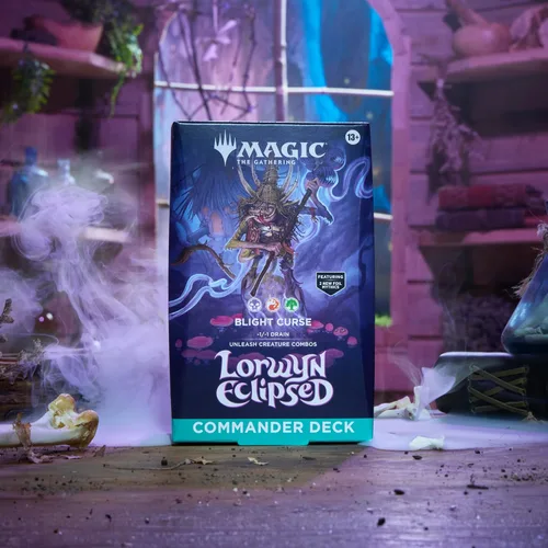 Vista 2 de Magic: The Gathering Lorwyn Eclipsed - Mazo de Comandante Maldición de Pestilencia