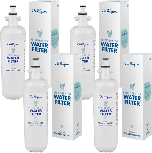 Vista 8 de Culligan Filtro de agua de repuesto para refrigerador CUL500 para filtro de agua LG (LT500P) reemplazar cada 6 meses, paquete de 1