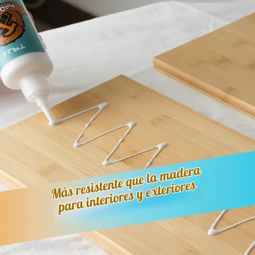 Vista 8 de LLPT Pegamento para madera de 5.1 onzas, súper pegamento de madera seco
