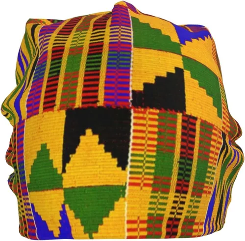 Vista 34 de Gorro africano holgado de invierno, gorro de punto casual para hombres y mujeres